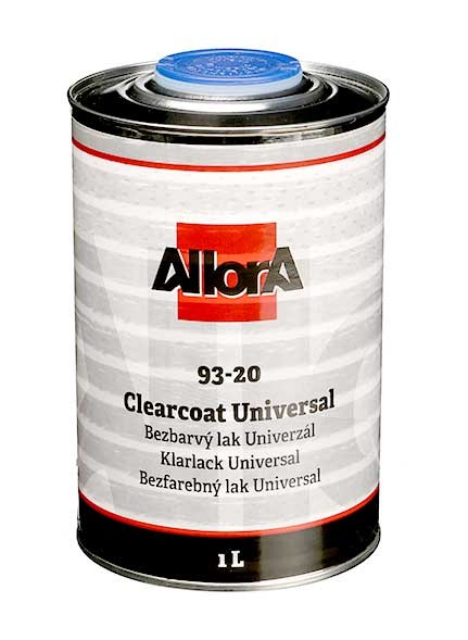 AllorA 2K universal clear coat 93-20 1Â litre VOC