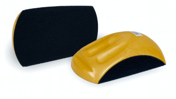AllorA hand sanding block with profile and hook & loop fastener, Ã˜Â 150Â mm